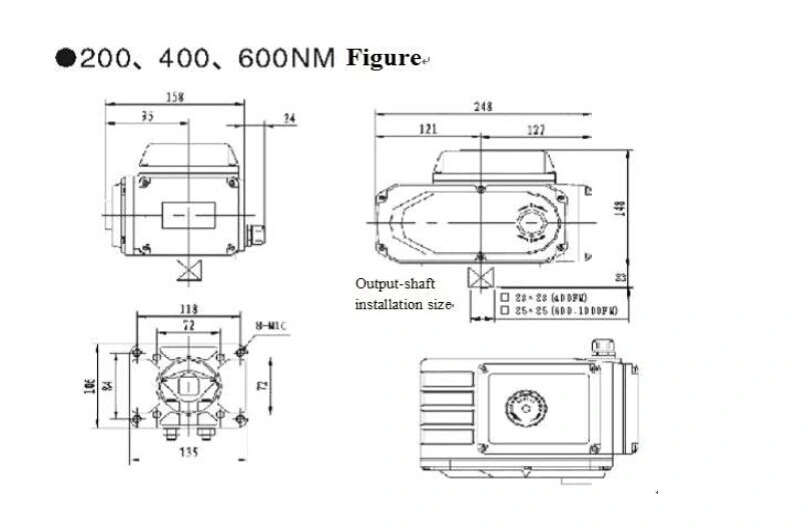 دمای پایین AC220V الکتریکی 3