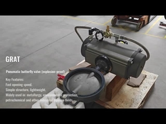 دریچه پروانه ی پنوماتیک (دسته ی ضد انفجار)