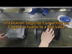 فولاد ضد زنگ فلج اتصال فلز صندلی الکتریکی کنترل شیر توپ