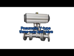 دریچه ی باله ی پنوماتیک سه طرفه نوع Y