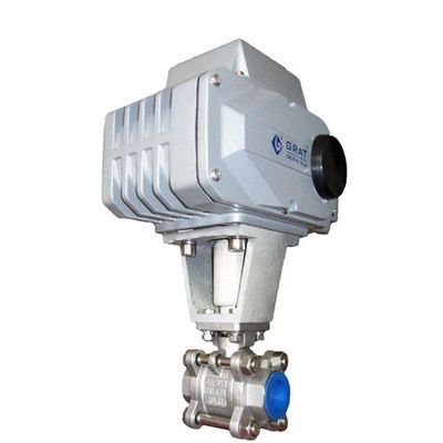 DC24V 3PC فولاد ضد زنگ رشته نوع الکتریکی ولول کنترل توپ